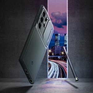 Etui Spigen Optik Armor na Samsung Galaxy S25 Ultra - zielone 6