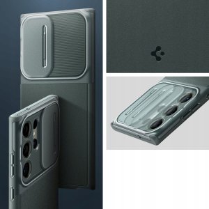 Etui Spigen Optik Armor na Samsung Galaxy S25 Ultra - zielone 7