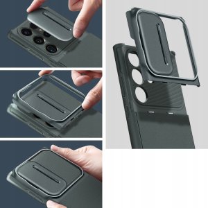 Etui Spigen Optik Armor na Samsung Galaxy S25 Ultra - zielone 9