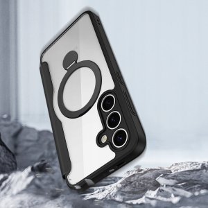 Dux Ducis Etui Skin X Pro na Samsung Galaxy S25 z MagSafe i portfelem - czarne 12