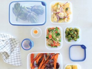 Pojemni GRAND CHEF Prostokątny 1,2 L Niebieski Curver do przechowywania żywności 3