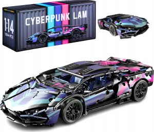 Zestaw Klocków Mega Lamborghini Klocki Cyberpunk - 1314 Elementów Idealny Prezent 1