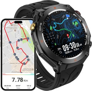 SMARTWATCH z GPS zegarek Rubicon dwa paski 11