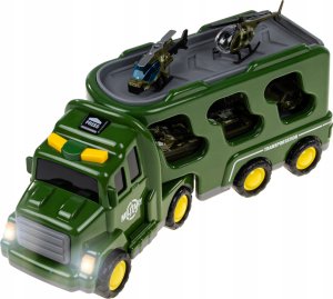 Transporter Wojskowy Zestaw Militarny Dla Dzieci Żołnierze Armia Czołg Auta 7
