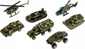 Transporter Wojskowy Zestaw Militarny Dla Dzieci Żołnierze Armia Czołg Auta 10