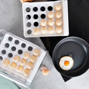 DWUPOZIOMOWY ORGANIZER POJEMNIK DO LODÓWKI NA 40 JAJEK 229164 7