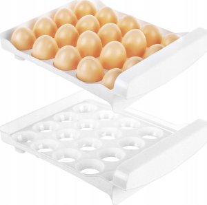 DWUPOZIOMOWY ORGANIZER POJEMNIK DO LODÓWKI NA 40 JAJEK 229164 8