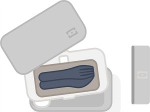 Monbento Pocket Color Blue Infinity niebieskie 5