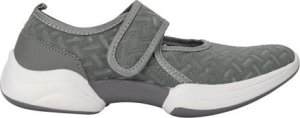 Baleriny damskie zapinane na rzep tenisówki szare 40 2