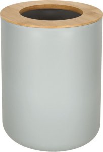 Zestaw łazienkowy szczotka do WC dozownik mydła mydelniczka kubek 6 elementów szary Kik sp. z o.o. sp. k. 4