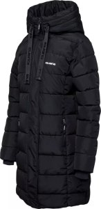 Damski płaszcz pikowany zimowy z kapturem Iguana Manka W rozmiar S 9