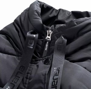 Damski płaszcz pikowany zimowy z kapturem Iguana Manka W rozmiar L 13