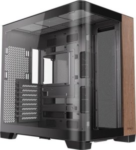 Antec C8 Curve Wood, Full Tower, PC, Black, Transparent, Wood, ATX, ITX, Glass, Plastic, Steel, Wood, 17.5 cm 11