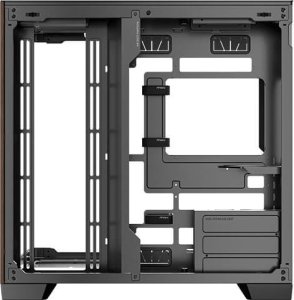 Antec C8 Curve Wood, Full Tower, PC, Black, Transparent, Wood, ATX, ITX, Glass, Plastic, Steel, Wood, 17.5 cm 14