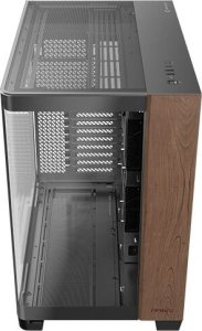 Antec C8 Curve Wood, Full Tower, PC, Black, Transparent, Wood, ATX, ITX, Glass, Plastic, Steel, Wood, 17.5 cm 21
