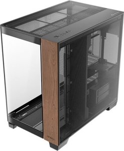 Antec C8 Curve Wood, Full Tower, PC, Black, Transparent, Wood, ATX, ITX, Glass, Plastic, Steel, Wood, 17.5 cm 22