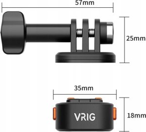 Głowica Szybkozłączka Uchwyt Magnes 1/4 do GoPro HERO 13 12 11 10 9 8 7 MAX / AC14 9