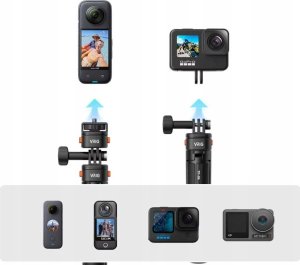 Głowica Szybkozłączka Uchwyt Magnes 1/4 do GoPro HERO 13 12 11 10 9 8 7 MAX / AC14 10