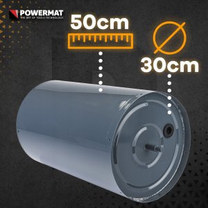 Walec OGRODOWY Do Trawy Aerator Trawnika Ubijak Gleby Ziemi 35L 50CM KOLCE 4