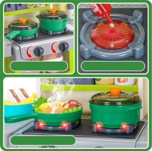 Kuchnia dla Małego Kucharza z Efektami dźwięk para światło 63 ele ZA5325 12