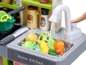 Kuchnia dla Małego Kucharza z Efektami dźwięk para światło 63 ele ZA5325 9