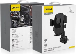 Uchwyt na smartfona Dudao F2N na kratkę nawiewu, zaciskowy - czarny 3