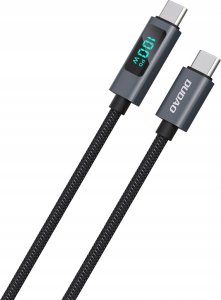 Kabel USB Dudao USB-C - USB-C 1 m Czarny (6976625334414) 2