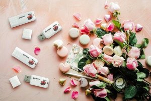 Pendrive GoodRam USB flash disk, USB 2.0, 128GB, UME2, white, UME2-1280W0R11-V, USB A, with cover 5