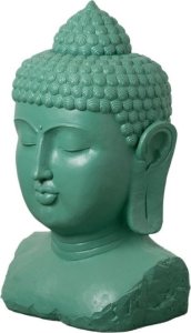 Figurka Dekoracyjna Turkusowy Budda 60,5 x 56 x 108 cm 1