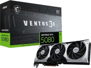 Karta graficzna MSI GeForce RTX 5080 Ventus 3X OC 16GB GDDR7 DLSS4 1