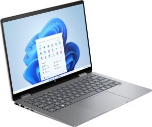 HP ENVY x360 14-fa0013nw AMD Ryzen 5 8640HS Hybryda (2w1) 35,6 cm (14") Ekran dotykowy 3K 16 GB LPDDR5-SDRAM SSD Wi-Fi 7 (802.11be) Windows 11 Home Srebrny 3