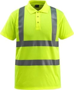 MASCOT Koszulka polo SAFE LIGHT (kolor żółty hi-vis, rozmiar 3XL) 1