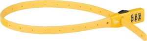 ZAPIĘCIE ROWEROWE PASEK NA SZYFR ŻÓŁTY DUNLOP 2