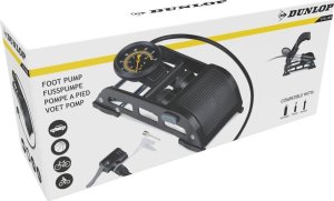 POMPKA NOŻNA 2 TŁOKOWA Z MANOMETREM  ROWER SAMOCHÓD PIŁKA DUNLOP 3