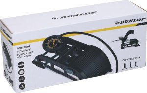 POMPKA NOŻNA 2 TŁOKOWA Z MANOMETREM  ROWER SAMOCHÓD PIŁKA DUNLOP 5