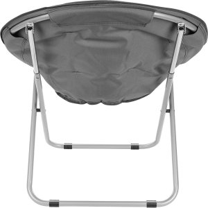 FOTEL CAMPINGOWY MOON 82x68x79CM CIEMNY SZARY ENERO CAMP 8