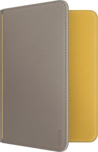 UNIQ Belmont Passport Case RFID Blocking Gray/Yellow 1
