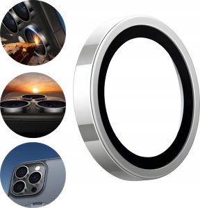 ML Szkło na aparat Torras Lensguard dla iPhone 16 Pro (Szare) 5