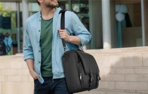 ML Torba biznesowa na laptopa / dokumenty 15.6'' Matein 1194 Czarna 4