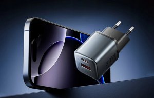 Ładowarka Vention GaN USB-C + USB-A 30W (FEWH0-EU) czarna 6