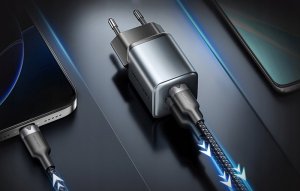 Ładowarka Vention GaN USB-C + USB-A 30W (FEWH0-EU) czarna 8