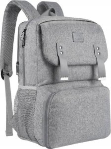 ML Plecak na laptopa / Torba na lunch 15.6'' Matein 1161 Szary USB 1