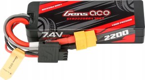 ML Akumulator Lipo Gens ace G-Tech 2200mAh 7.4V 2S1P 60C GRP-76 Hardcase z wtyczką XT60 1