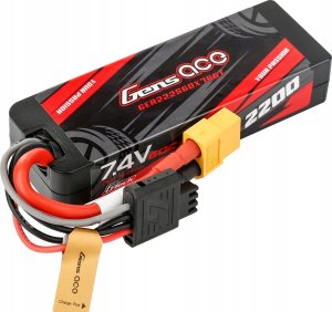 Gens Ace ML Akumulator Lipo G-Tech 2200mAh 7.4V 2S1P 60C GRP-76 Hardcase z wtyczką XT60 3