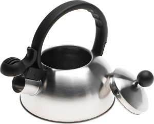 CZAJNIK Stalowy z Gwizdkiem POŁYSK Błyszczący 1,5l INDUKCJA Gaz 3707 2