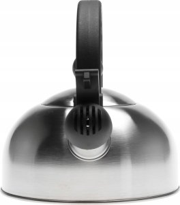 CZAJNIK Stalowy z Gwizdkiem POŁYSK Błyszczący 1,5l INDUKCJA Gaz 3707 3