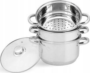 GARNEK do Gotowania Na PARZE Parę Parowar 4el 5L 24cm INDUKCJA Gaz 9244 1