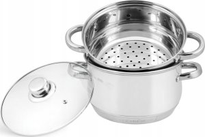 GARNEK do Gotowania Na PARZE Parę Parowar 3el 2L 18cm INDUKCJA Gaz 9183 1