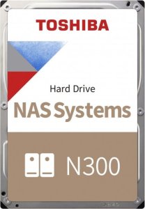 Dysk Toshiba N300 HDWG62AUZSVA 20TB 3,5'' 7200 512MB SATA III NAS BULK 1