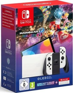 Nintendo Switch OLED Mario Kart 8 Deluxe +12M. NO, weiß 1